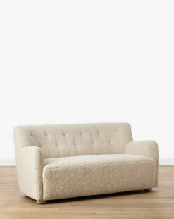 Magda Teddy Bear Boucle Settee -Bloomingville Shop MagdaSettee MFRN2245 IVR OS D1