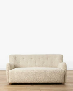 Magda Teddy Bear Boucle Settee