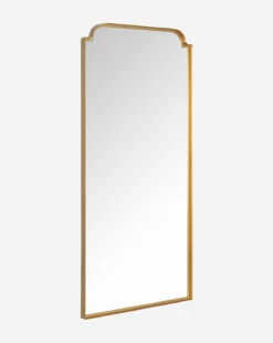 Magdalena Wall Mirror -Bloomingville Shop MagdalenaFloorMirror MMIR0272 GLD 24x48 D1