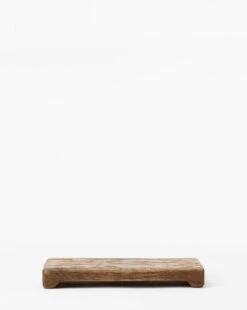 Mango Wood Rectangular Pedestal -Bloomingville Shop MangoWoodRectangularPedestal MKTN0512 BWN S MAIN
