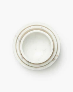 Marble Nesting Bowls (Set Of 3) -Bloomingville Shop MarbleNestingBowls Setof3 MBTH0239 MRB SET3 D1