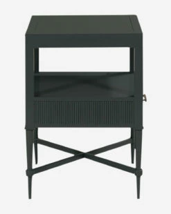 Martinez Nightstand -Bloomingville Shop MartinezNighstand MFRN2542 BLK OS D1