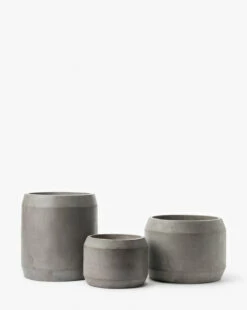 Matte Gray Planter