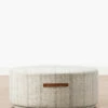 McKay Round Ottoman -Bloomingville Shop MckayOttoman MFRN2068 TAN L MAIN T