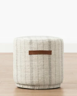 McKay Small Round Ottoman 11 McKay Small Round Ottoman -Bloomingville Shop MckaySmallRoundOttoman MFRN1547 TAN S MAIN T
