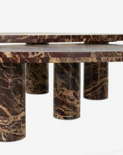 Merlot Marble Coffee Table (Set Of 2) -Bloomingville Shop MerlotMarbleCoffeeTable Setof2 MFRN2865 RMB S2 D4 T