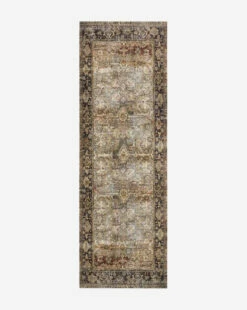 La Messina Rug -Bloomingville Shop MessinaPatternedRug MRUG0351 BLU 3x10 1