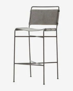 Moore Stool -Bloomingville Shop MooreStool MFRN0264 GRY BS D1 T