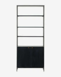 Noland Wide Bookshelf -Bloomingville Shop NolandWideBookshelf MFRN1605 BLK OS MAIN T