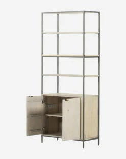 Noland Wide Bookshelf -Bloomingville Shop NolandWideBookshelf MFRN1605 DVE OS D2