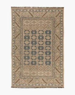 Nunez Hand-Knotted Wool Rug -Bloomingville Shop NunezHand KnottedRug MRUG0921 BWN 6x9 T