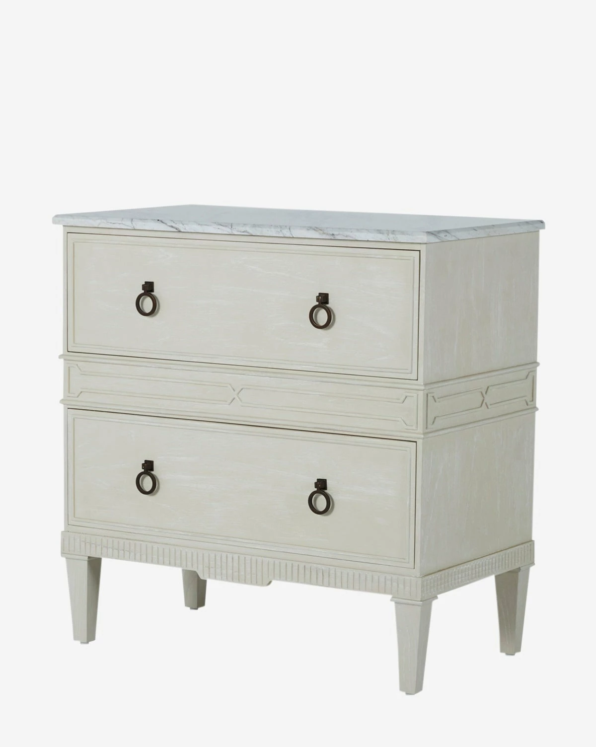 Olga White Nightstand 3 Olga White Nightstand