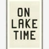 On Lake Time -Bloomingville Shop OnLakeTime MART1371 BLK 28x40 F MAIN