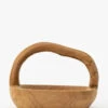 Organic Teak Wood Basket -Bloomingville Shop OrganicTeakWoodBasket MDCR2602 NAT OS MAIN