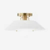 Otto Flush Mount -Bloomingville Shop OttoFlushMount MLHT1310 BRS OS MAIN