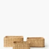 Bloomingville Palm & Rattan Basket -Bloomingville Shop Palm RattanBasket MDCR2843 NAT MAIN T