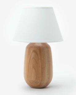 Percy Oak Table Lamp