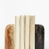 Petrified Wood Bookends (Set Of 2) -Bloomingville Shop PetrifiedWoodBookends Setof2 MDCR1994 BWN SET MAIN T