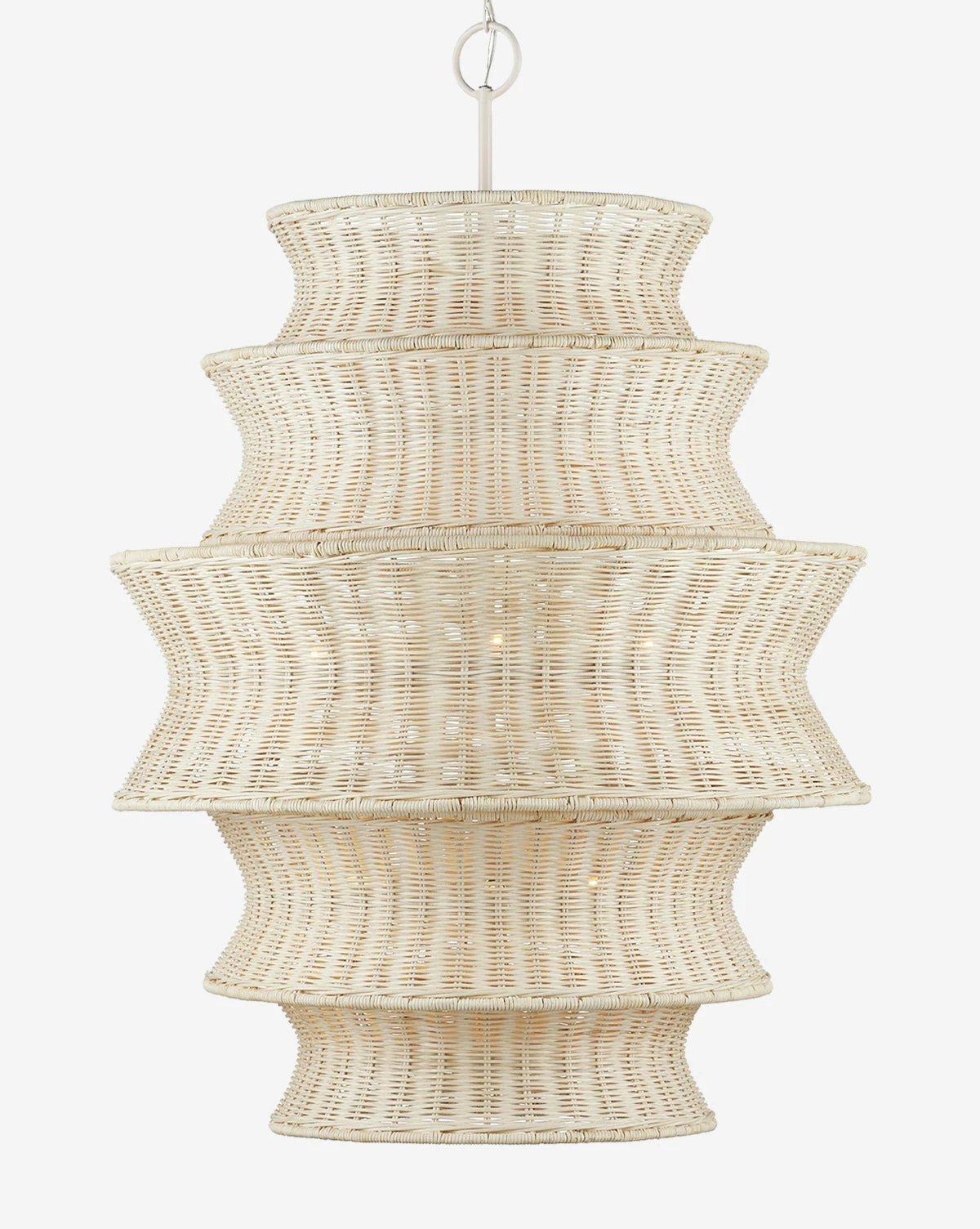 Phebe Rattan Chandelier 4 Phebe Rattan Chandelier - Image 2