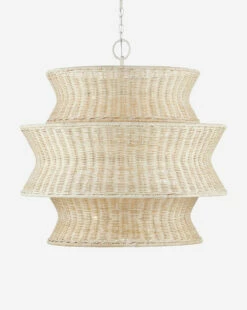 Phebe Rattan Chandelier