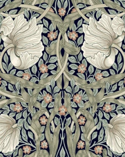 Morris & Co. X McGee & Co. Pimpernel Ink Wallpaper