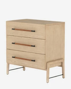 Ralston 3-Drawer Nightstand -Bloomingville Shop Ralston3 DrawerNightstand MFRN1414 OAK OS D2