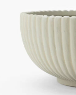 Reeded Bowl -Bloomingville Shop ReededBowl MDCR2138 GRN OS D1