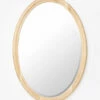 Reta Oval Wood Mirror -Bloomingville Shop RetaOvalWoodMirror
