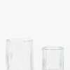 Ribbed Glass Vase -Bloomingville Shop RibbedGlassVase MDCR2106 GLS MAIN