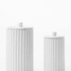 Fluted Lidded Bathroom Canister 2 Fluted Lidded Bathroom Canister -Bloomingville Shop RibbedLiddedBathroomCanister MBTH0268 IVR MAIN