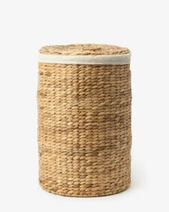 Round Water Hyacinth Basket