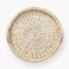 Round Wicker Tray -Bloomingville Shop RoundWickerTray MDCR2285 CRM OS MAIN