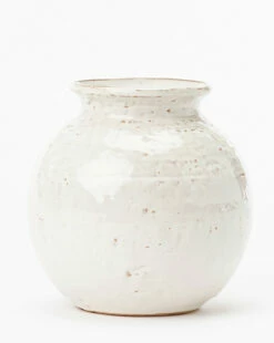 Rounded Ceramic Vase -Bloomingville Shop RoundedCeramicVase L