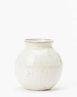 Rounded Ceramic Vase -Bloomingville Shop RoundedCeramicVase M