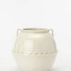 Rounded White Vase 2 Rounded White Vase -Bloomingville Shop RoundedWhiteVase