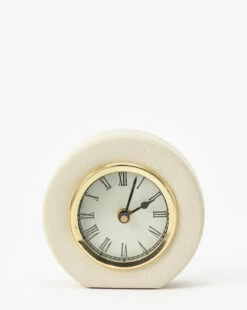 Shagreen Table Clock
