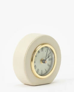 Shagreen Table Clock -Bloomingville Shop ShagreenTableClock MDCR2609 CRM OS D2
