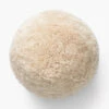 Sherpa Tan Ball Pillow -Bloomingville Shop SherpaTanBallPillow MPLW1285 TAN RD MAIN T