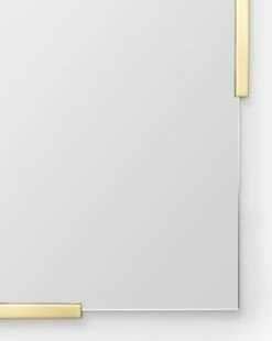 Slade Mirror 10 Slade Mirror -Bloomingville Shop SladeMirror MMIR0225 BRS 40x30 D1