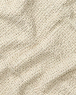 Stonewashed Waffle Cotton Throw -Bloomingville Shop StonewashedWaffleCottonThrow MBED0245 SND 50x70 D2