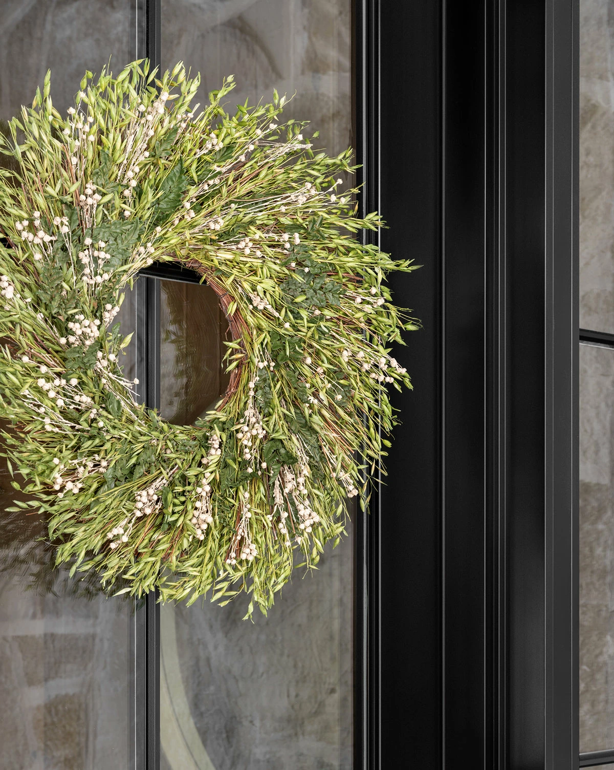 Easy Greens 22" Dried Wreath 4 Easy Greens 22" Dried Wreath - Image 2