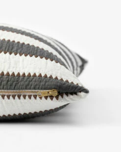 Tannehill Stripe Pillow Cover 7 Tannehill Stripe Pillow Cover -Bloomingville Shop TannehillStripePillowCover MPLW1400 GRY 20x20 D1 T