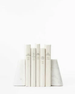Bloomingville Tapered Marble Bookends (Set Of 2) -Bloomingville Shop TaperedMarbleBookends Setof2 2