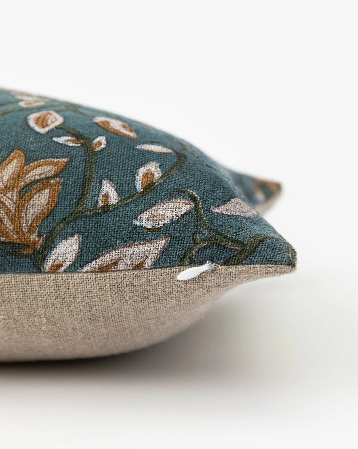 Teal Lotus Floral Pillow Cover 7 Teal Lotus Floral Pillow Cover - Image 5