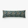 Teal Lotus Floral Pillow Cover -Bloomingville Shop TealLotusFloralPillowCover MPLW1280 MLT 12x36 MAIN T 2cadb569 a2e8 4a50 af4a f5bbc29ce306