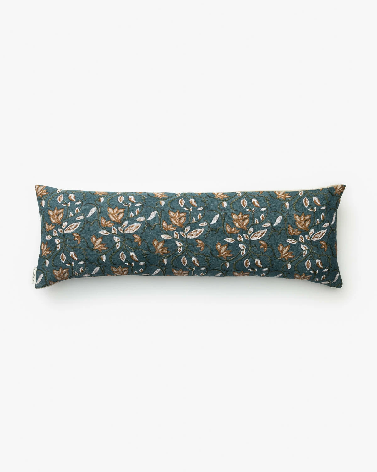 Teal Lotus Floral Pillow Cover 3 Teal Lotus Floral Pillow Cover