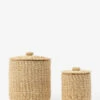Thalia Woven Canister -Bloomingville Shop ThaliaWovenCanister MBTH0319 NAT MAIN