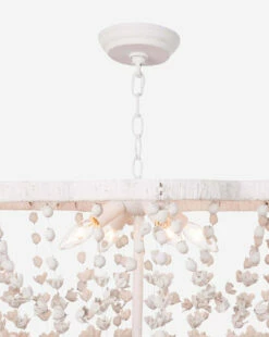 Vanessa Basin Chandelier -Bloomingville Shop VanessaBasinChandelier MLHT1483 WHT OS D3