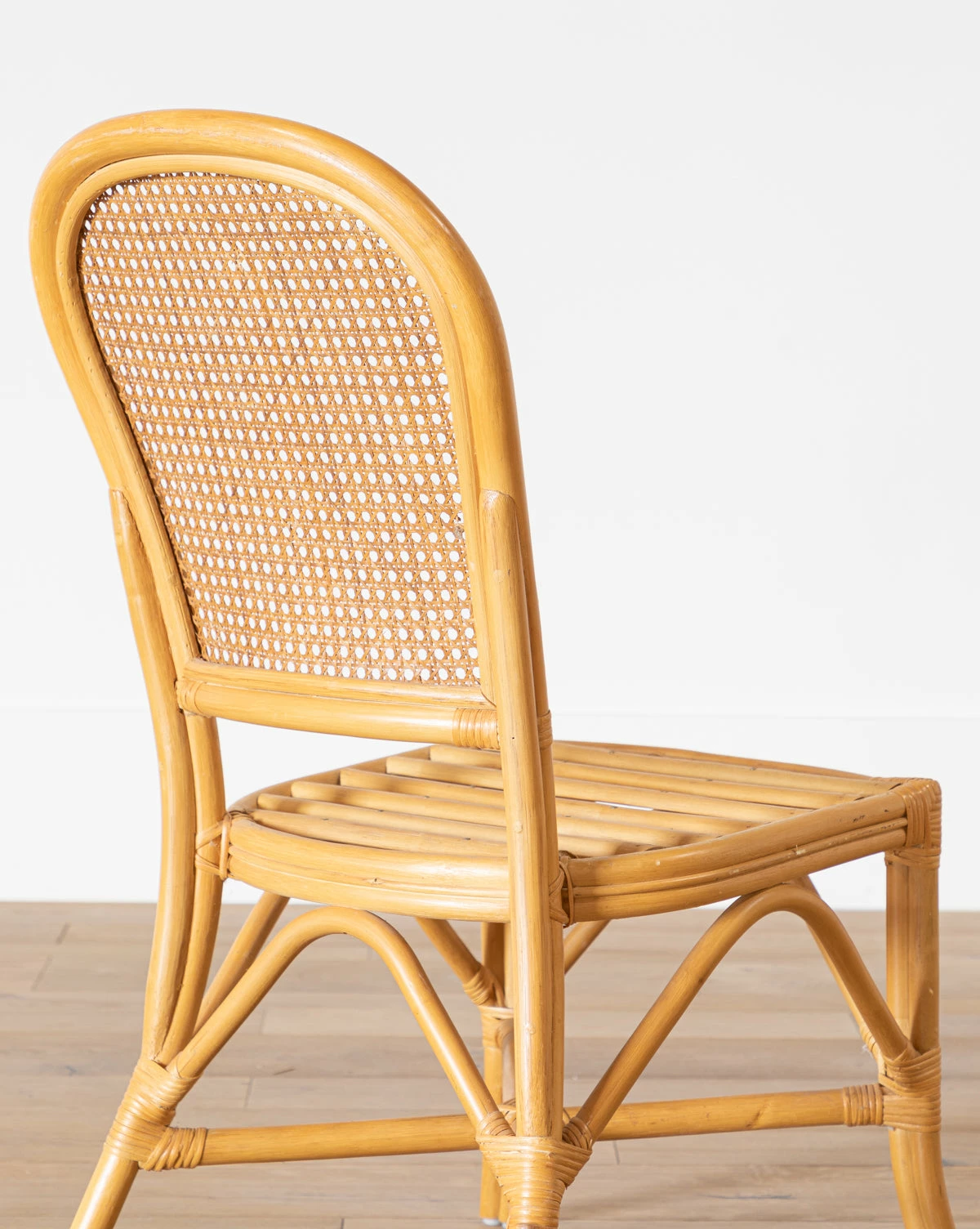Vintage Bamboo Chairs (Set Of 6) 5 Vintage Bamboo Chairs (Set Of 6) - Image 3