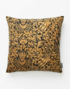 Vintage Gold Patterned Pillow Cover No. 4
